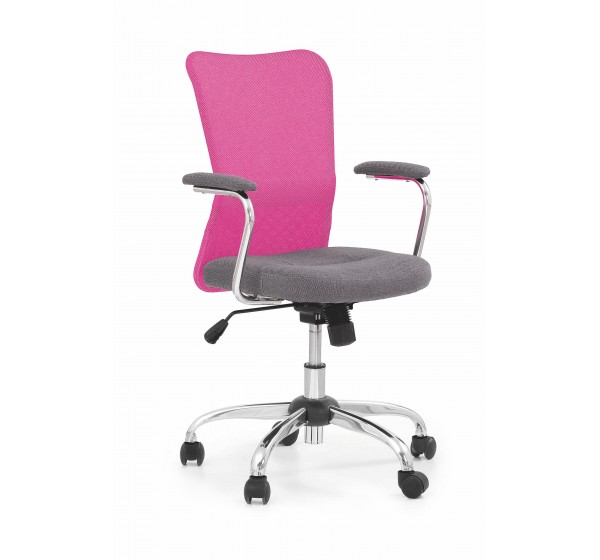 ANDY chair color: grey/pink DIOMMI V-CH-ANDY-FOT-RÓŻOWY